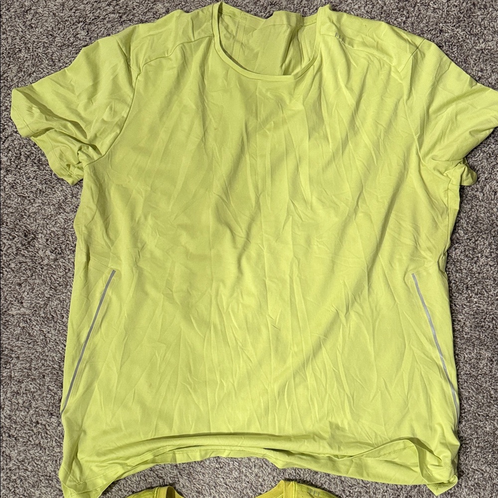 BUNDLE SHIRTS - lulu lemon yellow set